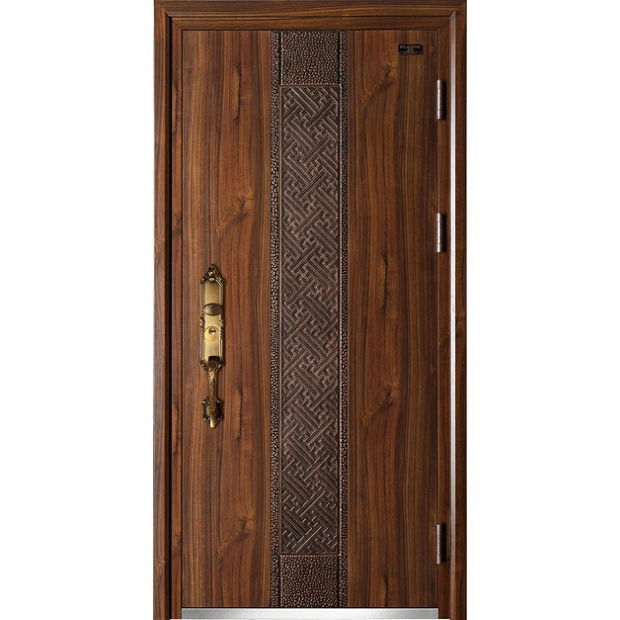 Steel Frame with Wooden Door