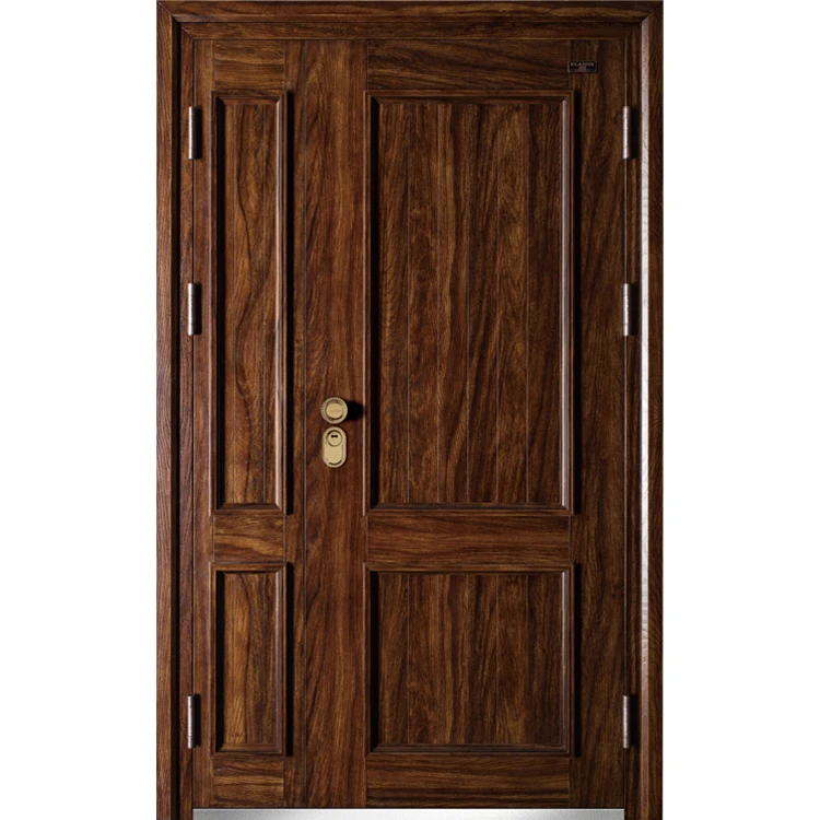 Wood with Steel Door